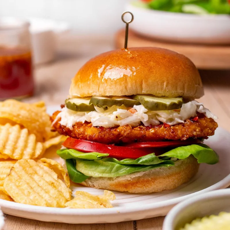 Chicken Tikka Burger Meal