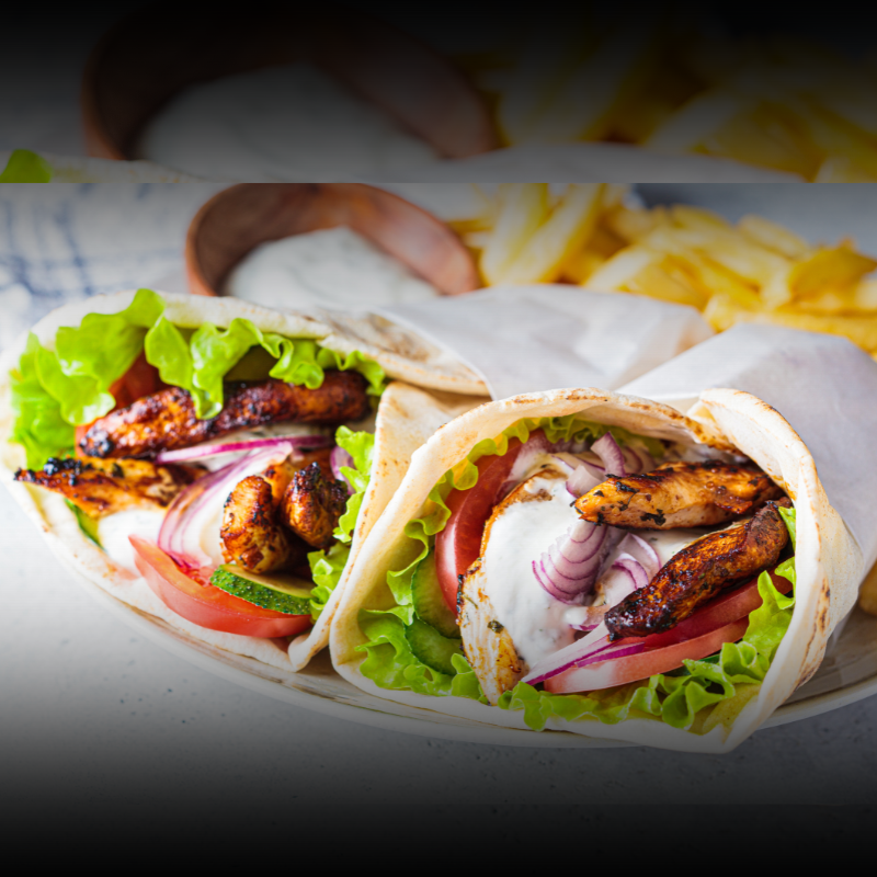 Chicken Breast Pitta Meal