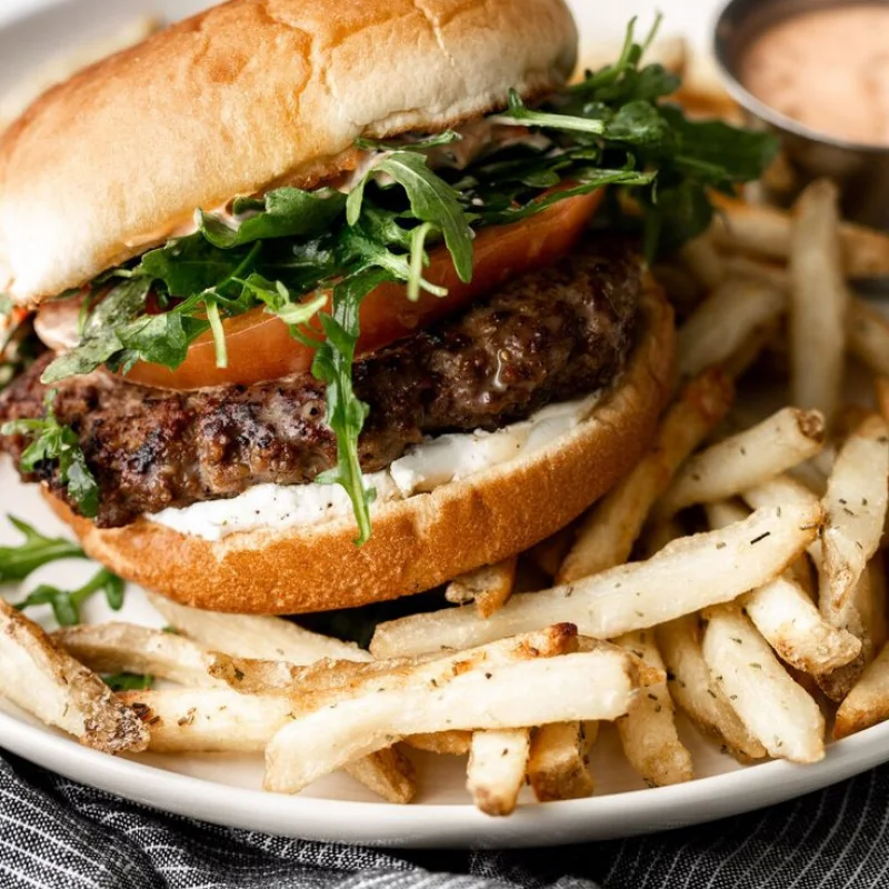 Spicy Lamb Gourmet Burger Single Meal